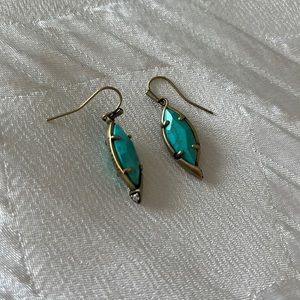 Kendra Scott Turquoise huggie earrings